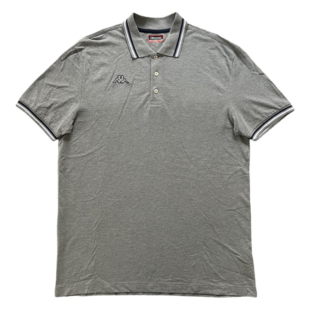 kappa vintage polo triko šedé s logem