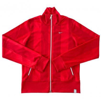 nike zipper mikina červená
