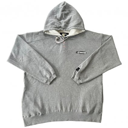 starter vintage hoodie mikina s kapucí šedá