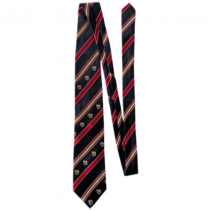 colluci vintage kravata pruhovaná černá