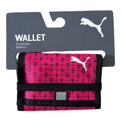puma wallet unisex pink black
