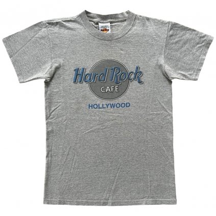 hard rock cafe hollywood triko šedé