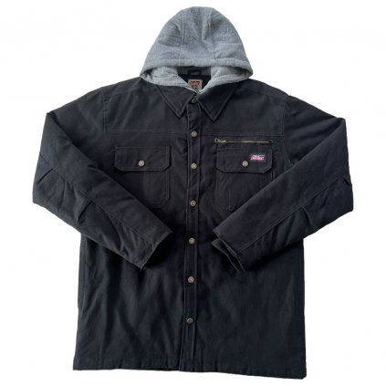 dickies worker bunda černá zipper hoodie 3