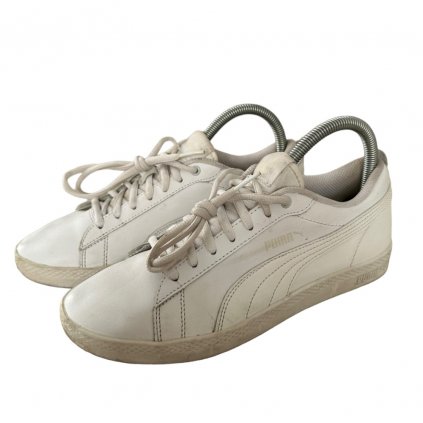 puma y2k white sneakers