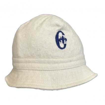 vintage woollen beige conte of florence bucket hat
