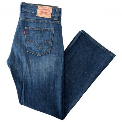 B418 levi's vintage džíny tmavě modré 6