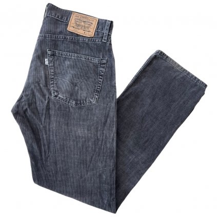 B423 levi's vintage džíny šedé 9