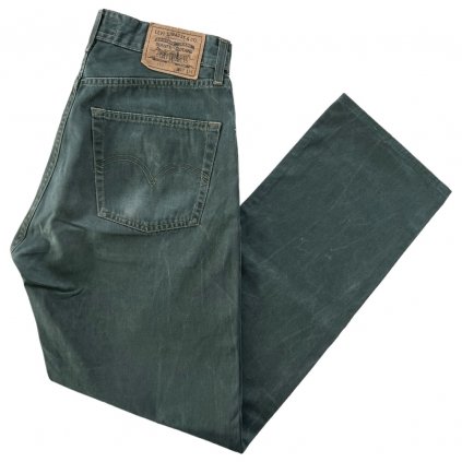 B431 levi's vintage džíny zelené 13