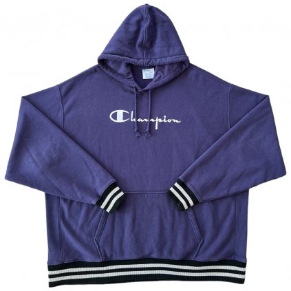 champion hoodie mikina fialová