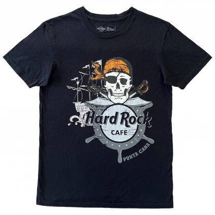 hard rock cafe punta cana vintage triko černé