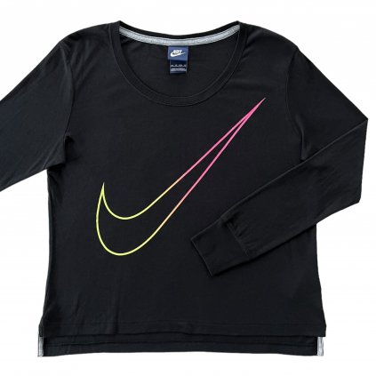 nike dámské longsleeve triko černé