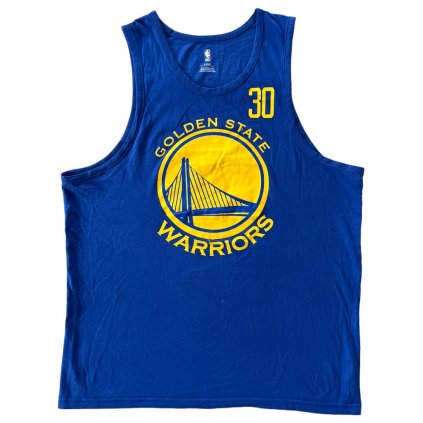 nba vintage tílko modré golden state warriors