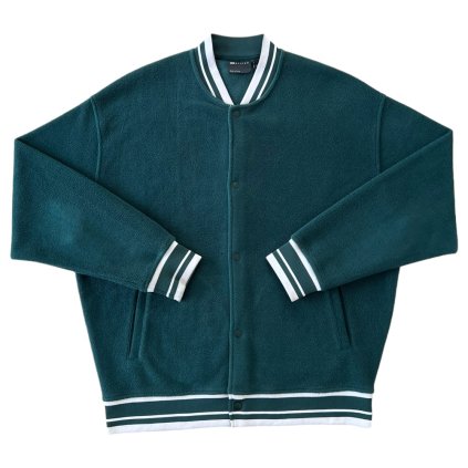 asos varsity bunda zelená zipper 4