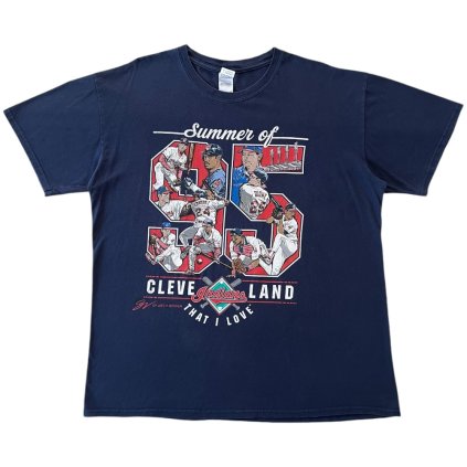 gildan vintage print triko tmavě modré 1