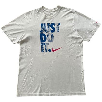 nike triko just do it bílé 1