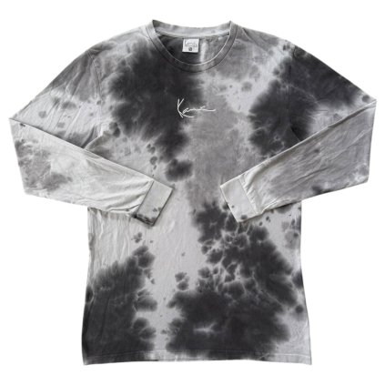 kani vintage longsleeve triko batikované šedá 1