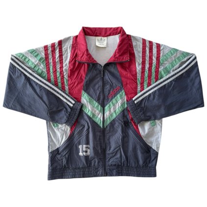 adidas originals vintage windbreaker bunda fialová červená 3