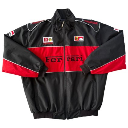 ferrari zimní bunda racing červená černá 3