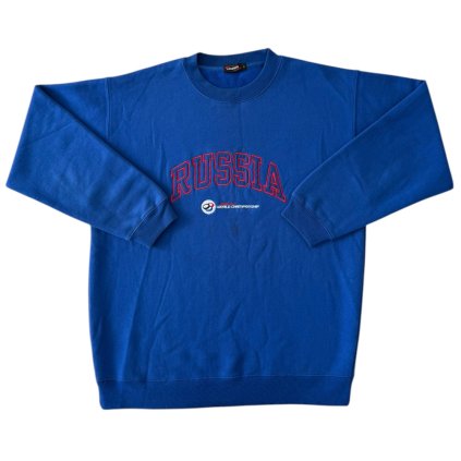 lambeste vintage crewneck mikina modrá russia 1