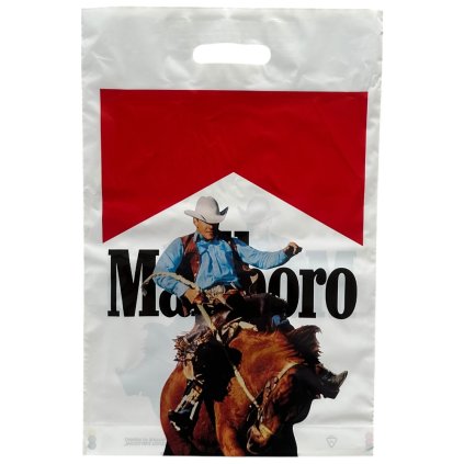 marlboro 90s plastic bag cowboy cigarettes horse marlboro man 1