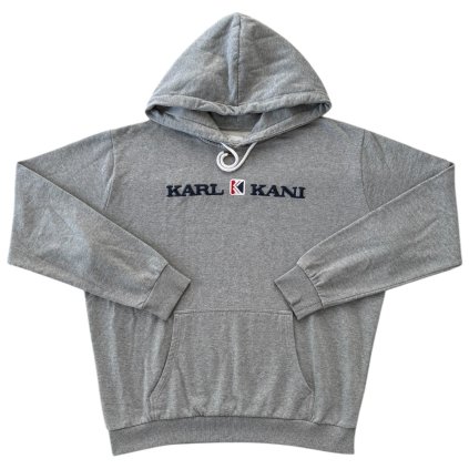 karl kani vintage hoodie mikina šedá 1