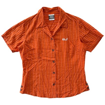 jack wolfskin dámská košile oranžová 1