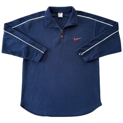 nike vintage fleece mikina na 1:4 zip 1