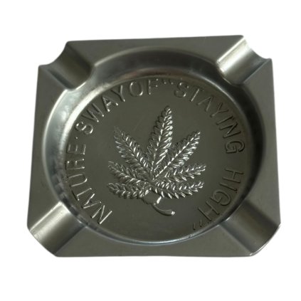 natures way of Staying high ashtray vintage 1