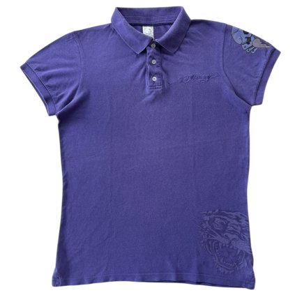 ed hardy polo triko fialové 1