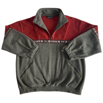 fashion affairs vintage fleece 1:4 zip sweatshirt 3