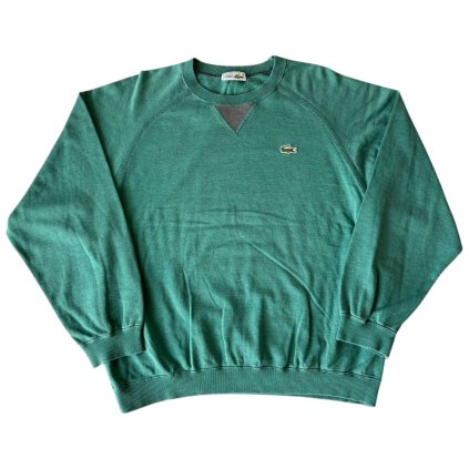lacoste chemise crewneck mikina vintage 1