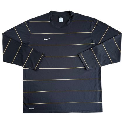nike dri fit longsleeve triko černé 1
