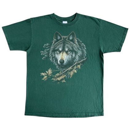 vintage print triko wolf 1