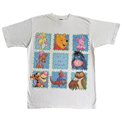 pooh vintage triko bílé 1