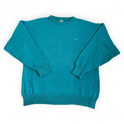 eagle vintage svetr crewneck tyrkysový s logem