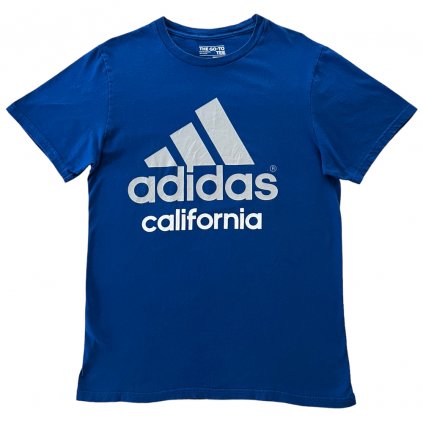 adidas california triko modré s krátkým rukávem