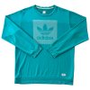 adidas originals crewneck mikina print modrá