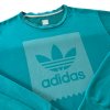 adidas originals crewneck mikina print modrá 2