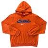 nike athletic hoodie mikina oranžová 1