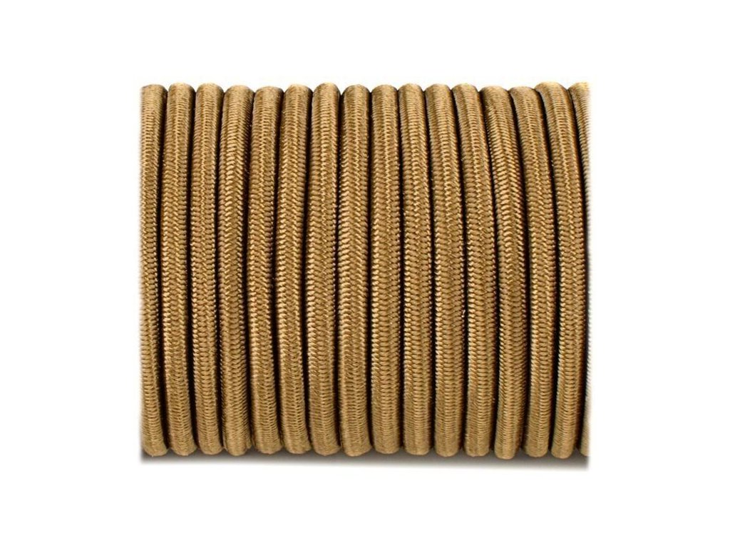 shock cord 3 mm coyot brown
