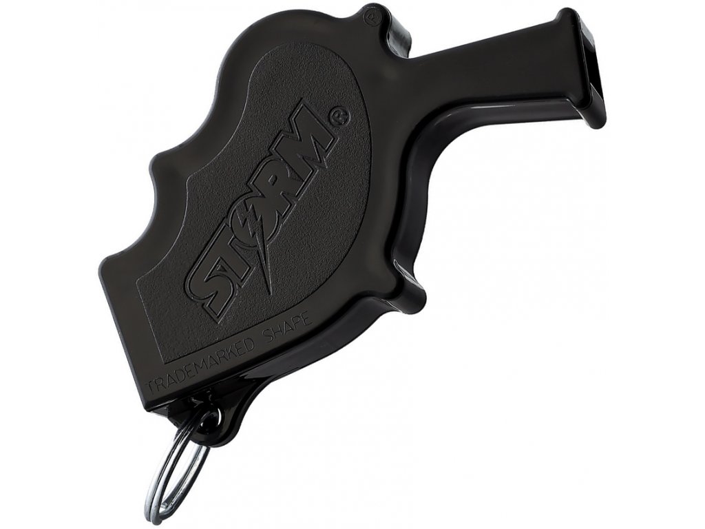 Storm Safety Whistle Blk