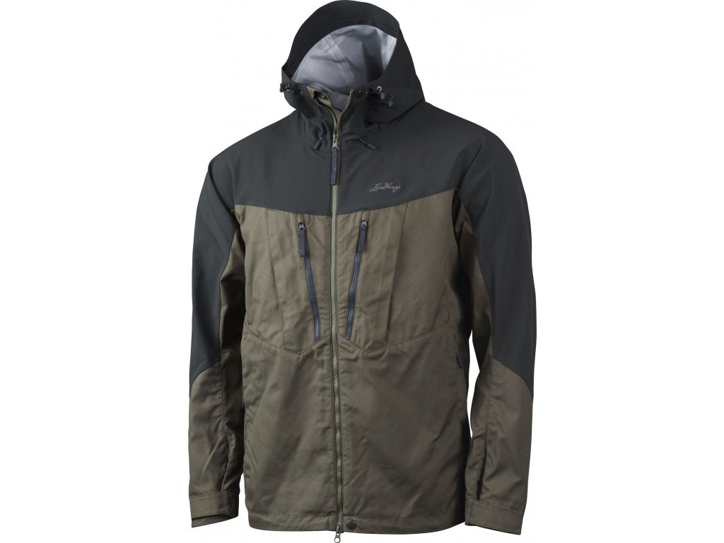 Pánská bunda Lundhags Makke Pro Stretch Hybrid Hiking Jacket Men - Forest Green | Charcoal