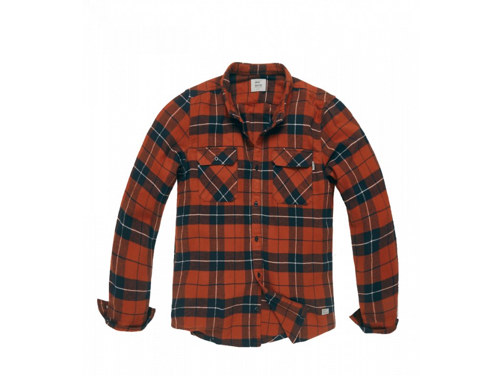 23104 Sem shirt Orange check