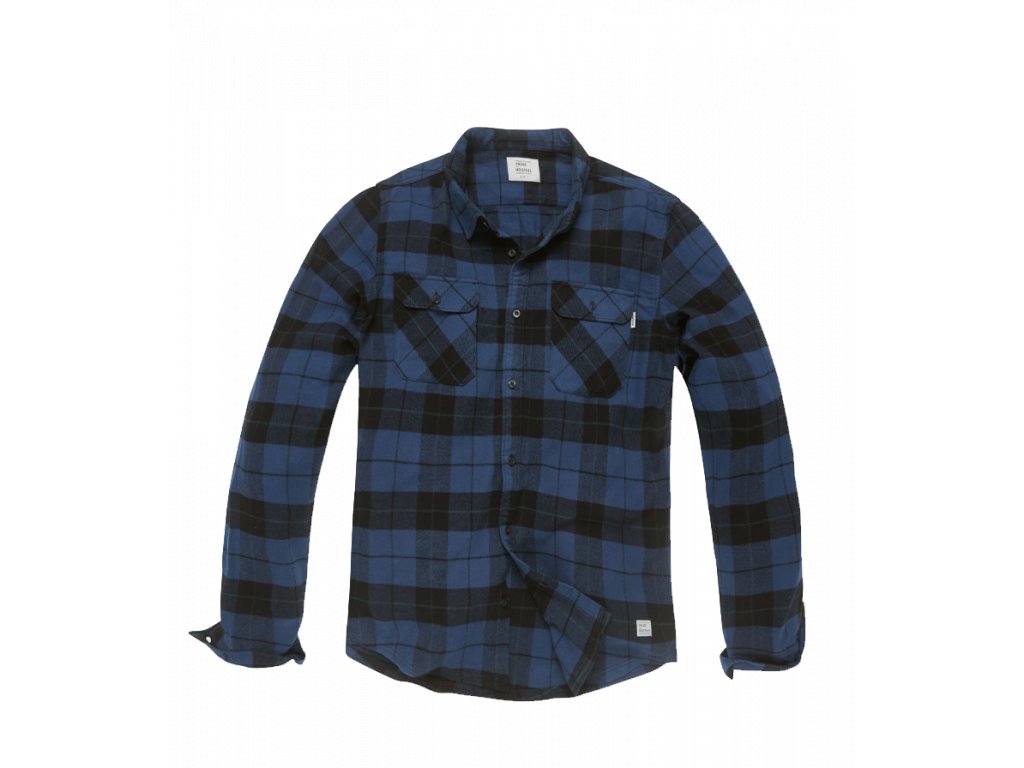 23104 Sem shirt kobalt check