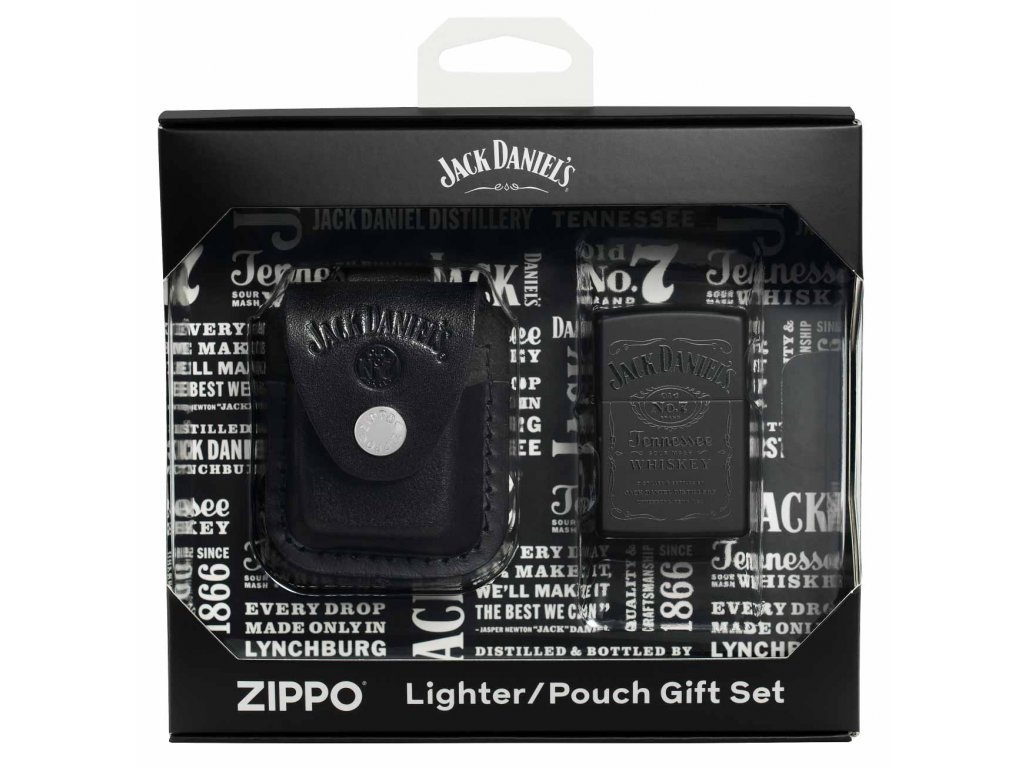 1 30064 sada jack daniel s pouzdro zippo zapalovac