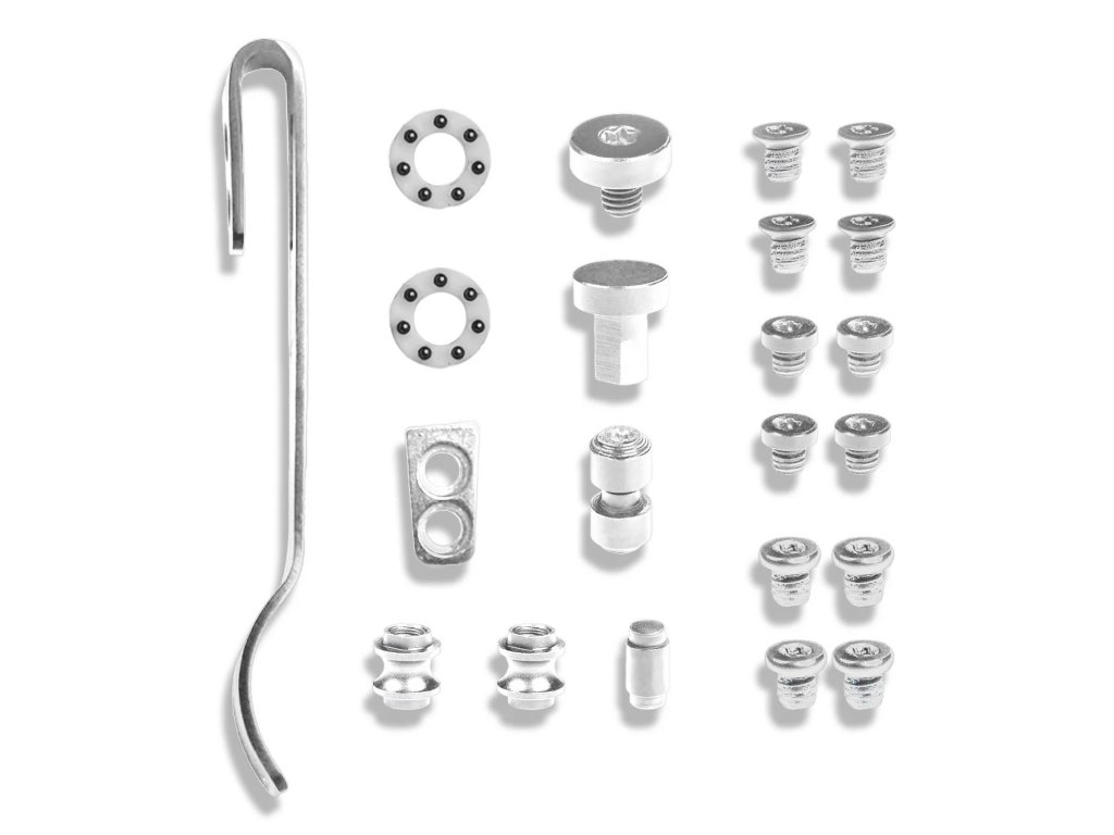 Lander 1 Pocket Knife Rebuild Kit Satin