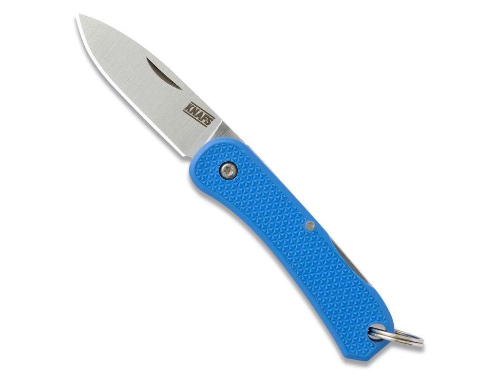 KNAFS 00424 Knafs Lander6Keychainknife Blue front open