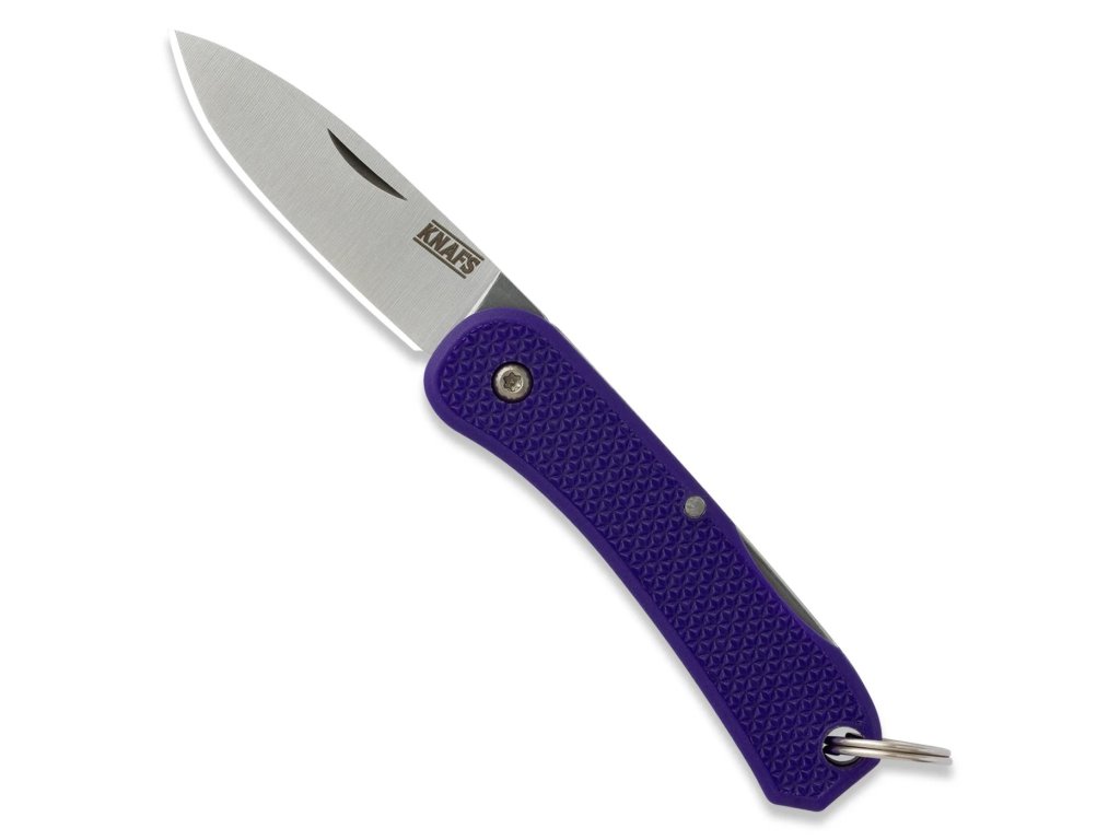 KNAFS 00427 Knafs Lander6Keychainknife Purple front open