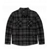 3545 Square Padded Shirt Grey check