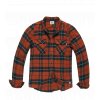 23104 Sem shirt Orange check